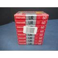 Lot Of 8 Blank Maxell Audio Cassette Tapes UR 60
