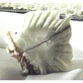 Vintage Stunning Onyx Fish Figurine Paperweight...
