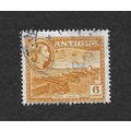 Antigua 1953 - 1962 6 cents yellow-ochre - used...
