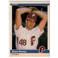 1984 Fleer Update baseball card U-94. Shane Rawley
