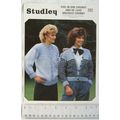 Vintage: Studley 392 cardigan, chunky, 30-40 in...