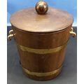 Wooden AMC Ice Bucket Made in Japan 50's - 60's