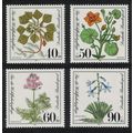 Germany Endangered Flowers 4v 1981 MNH SG#1972-...