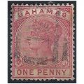 Bahamas 1884 SG47 1d Pale Rose Fine Used