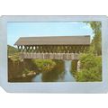 NH Andover Covered Bridge Postcard Keniston Bri...