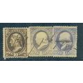 Used 209/206 (2) 10c Jefferson 1c Franklin Very...