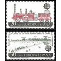 España. 1988. Mi # 2828 / 29. EUROPE. Railroad ...