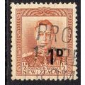 New Zealand 1953 Provisional - 1941 ½d Brown Ov...