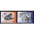 1997 Iceland - Sc# 844-845 Mint NH - Europa Leg...