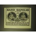 1902 Sapolio Soap Ad - Hand Sapolio for the toi...