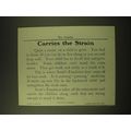 1902 Scott's Emulsion Ad - Carries the strain