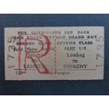 GNR Lambeg-Finaghy 1/2 Fare Ticket #10