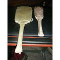 Vintage Art Deco Plastic Celluloid Hand Mirror ...