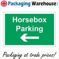 VE342 HORSE BOX PARKING LEFT ARROW WAY ROUTE DI...