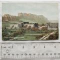 1915 postcard National Gallery & Castle, Edinburgh