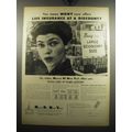 1957 MONY Mutual of New York Ad - MONY now offe...