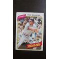 1980 Topps Rick Manning Cleveland Indians Card ...