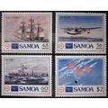 SAMOA 1986 ~ S.G 731 - 734 ~ "AMERIPEX '86" INT...