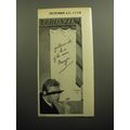 1958 Bronzini Cotman Tie Ad - You know who he is if he wears Bronzini