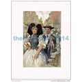 THE FIANCEES, FRANCE, BOOK ILLUSTRATION/PRINT F...