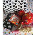 DOG GIFT BOX WITH DOG BANDANA BIRTHDAY BALLOON ...