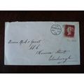1878 GB QV 1d Red stamp plate 188 HE duplex cov...