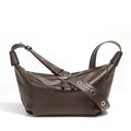 Ladies' Genuine Leather Shell Bag Brown