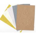 A6 Embossed Paper. 10 Sheets. Christmas. Cardma...