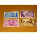 1948 SET OF 4 OLYMPIC GAMES STAMPS UN MOUNTED M...