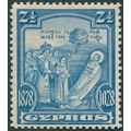 Cyprus 1928 2½pi light blue SG126 unused