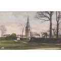 EC524 ELLINGTON CHURCH. PRINTED POSTCARD