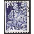 Fa 1202: 1 Kr. 35 blue Definitive Stamp: Man De...