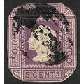 1890 Cutout 5 Ct. - fine used (o)