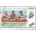 CUBA, SPORT, Pan American Games, Rowing, blue 1...