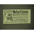 1909 Amusement Supply Co. Ad - Motion Pictures