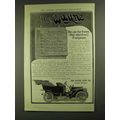1907 The Wayne 30 Car Ad - For Every Day and Pu...
