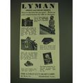 1935 Lyman Sights Ad - No. 1, 48, 31, 56 and 3