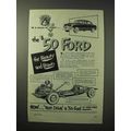 1950 Ford Car Ad - For Beauty and Brawn