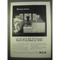 1963 NCR 315 Computer System Ad - Did You Know?