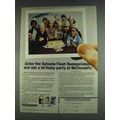 1978 Sylvania Blue Dot Flash Bulbs Ad - McDonald's