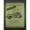 1949 Triumph 2-litre Saloon Car Ad