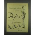 1949 Clarks Skyline Shoes Ad - There's no style without fashion-fit