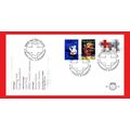 ZAYIX - 1978 Netherlands 580-581, B547 FDC - Me...