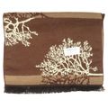 Mens Tradional Scarf Tress Pattern Brown Super ...