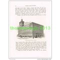 AUDITORIUM BUILDING CHICAGO, USA, BOOK ILLUSTRA...