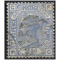 1881 SG157 2 1/2d Blue Plate 22 Good/Fine Used ...