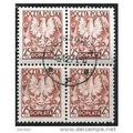 1953 Michel P158 - fine used (o) - block of 4