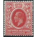 East Africa & Uganda Prot 1912 SG46 6c Red Moun...
