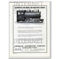 AMERICAN LOCOMOTIVE COMPANY 1910 Mining Industr...