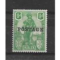 Malta.SG144 1/2d Green.Mounted Mint.Apr20